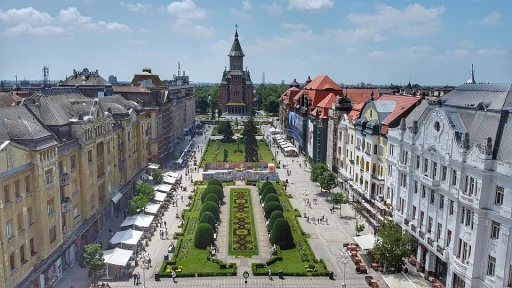 Piața Victoriei din Timișoara
